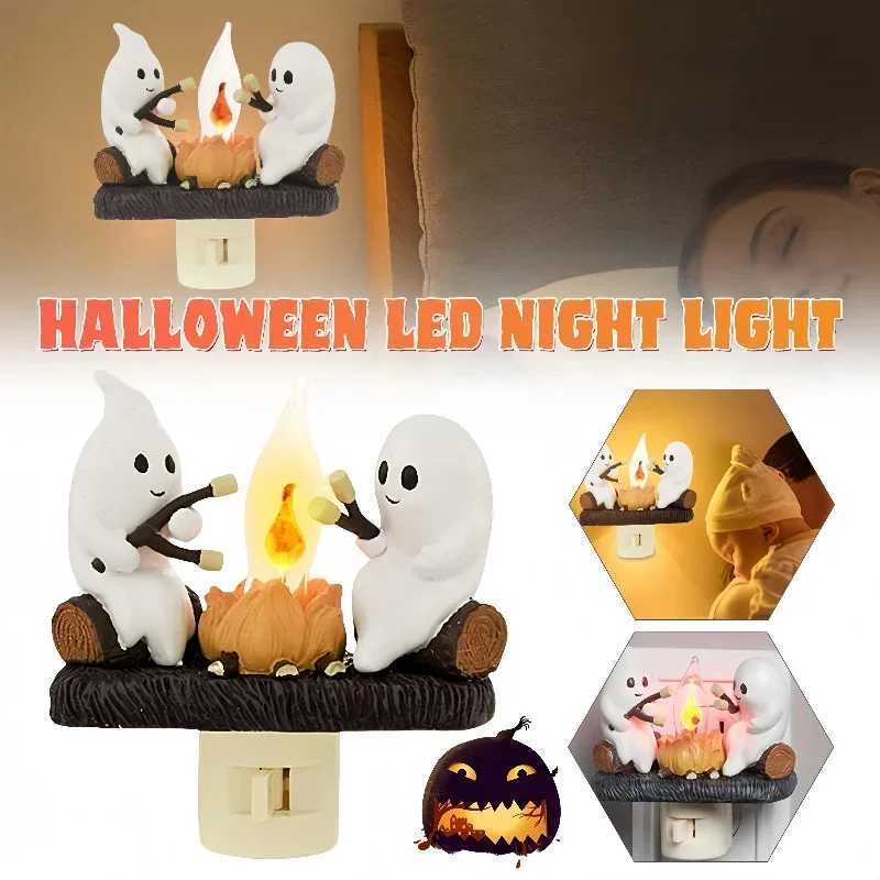 Bonfire flashing night lights Halloween ghost bonfire night lights Bonfire wall Led lights Room decoration boys girls men women C250913