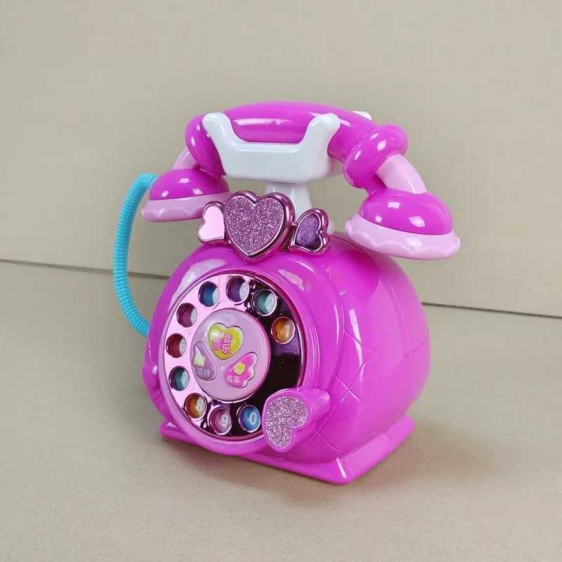 old childrens phone Toys Princess Phone Emulation landline Early Education Puzzle Girl Baby Phone 23 Years Old Y250913