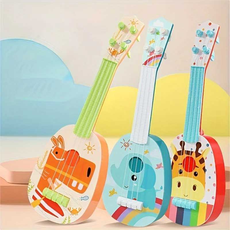 1pc 14inch Toddler Ukulele Guitar Fun Compact Musical Toy BeginnerFriendly Design Engaging Educational Tool C250913