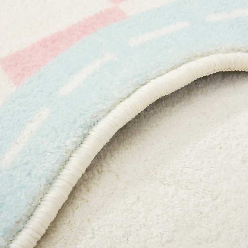 Ins Style Living Room Decoration Pink Carpet Irregular Shape Rugs for Bedroom Fluffy Soft Plush Bedside Mat Luxury Cloakroom Rug C250913