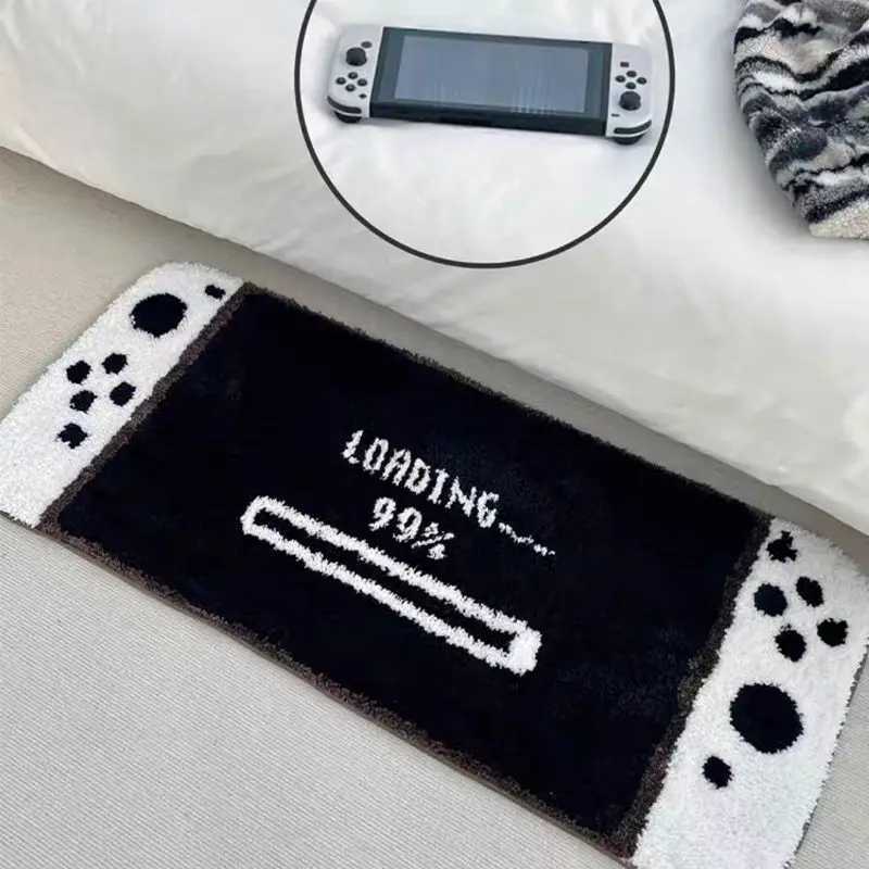 Imitation cashmere cartoon super cute carpet bedside blanket bedroom ins floor mat room carpet living room full mattress C250913