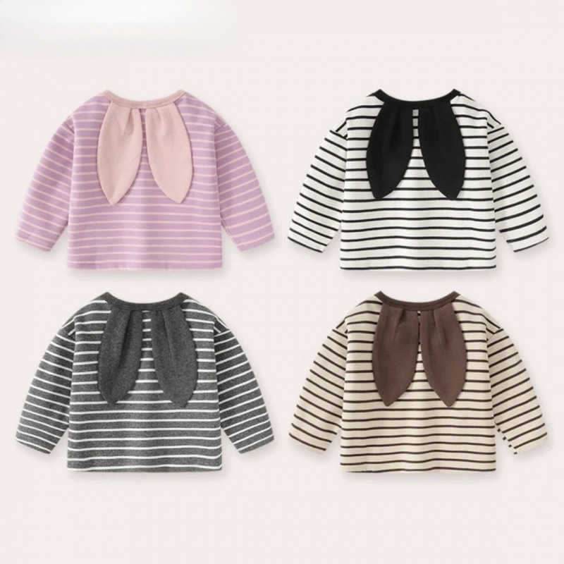 Baby Long Sleeve T-Shirt Spring and Autumn Stylish Clothes Infant Base Shirt Boys' Top Girls'