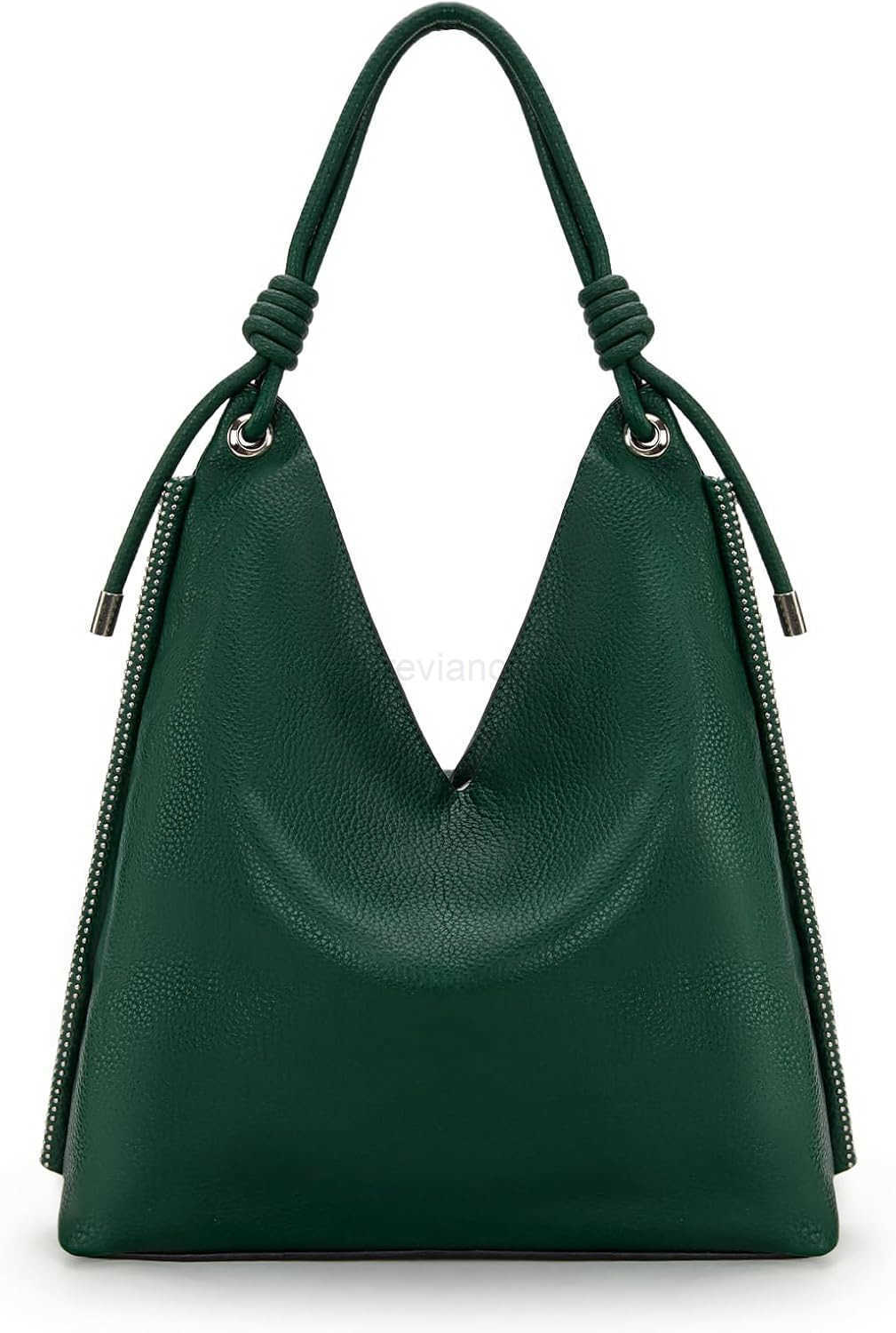 Bag for Women Soft Slouchy Top Handle Shoulder Purses Handbag with Knot StrapW250913