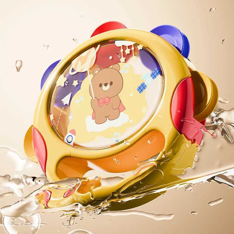 Baby toys handheld drums percussion instruments baby handheld tambourines C250913