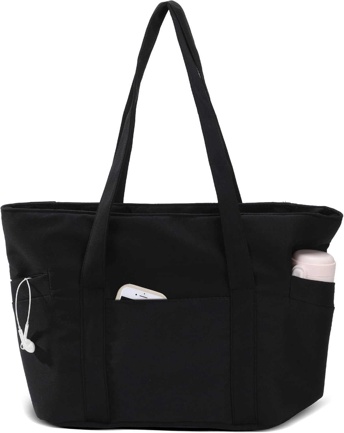 Tote Bag for Women Travel Essentials Large Tote Bag with Zipper Top Handle Handbag for Travel WorkW250913