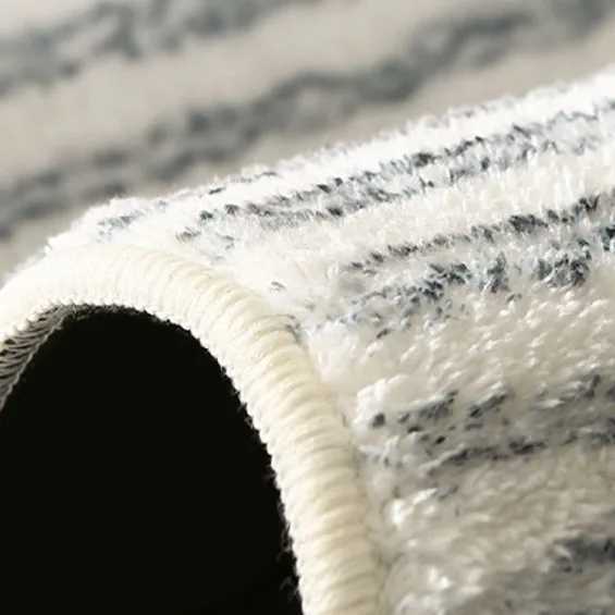 VIKAMA Imitation Cashmere Carpet Plush Skin Friendly Bedroom Bed Blanket Foot Mat Insulation Living Room Carpet Home Decoration C250913