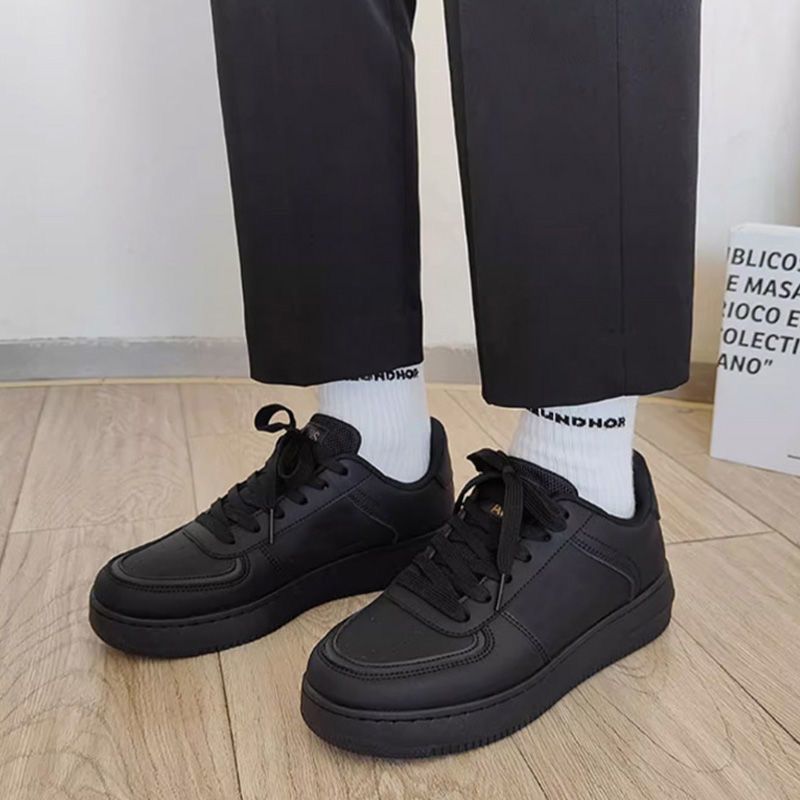 Men's shoes fall in the 2025 Work versatile high street American air board shoes Men's sporty casual black kitchen anti-slip trendy shoes fr