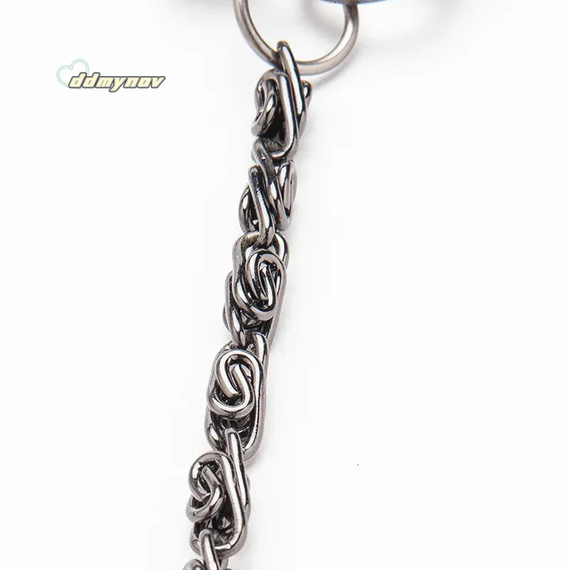 Motorcycle KeyChain Jean Biker Wallet Belts Chain Skull Charm Leather Gothic Rock Pants Trousers Waist Key Mens DR34 240402 ddmynov