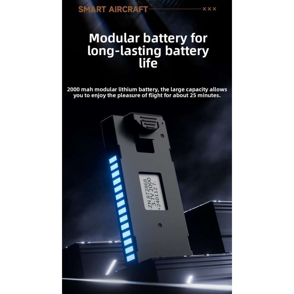 M5 Three Camera Drone HD Aerial Photography Remote Control Aircraft Optical Flow Positioning Quadcopter Foldable remote-controlled helicopter