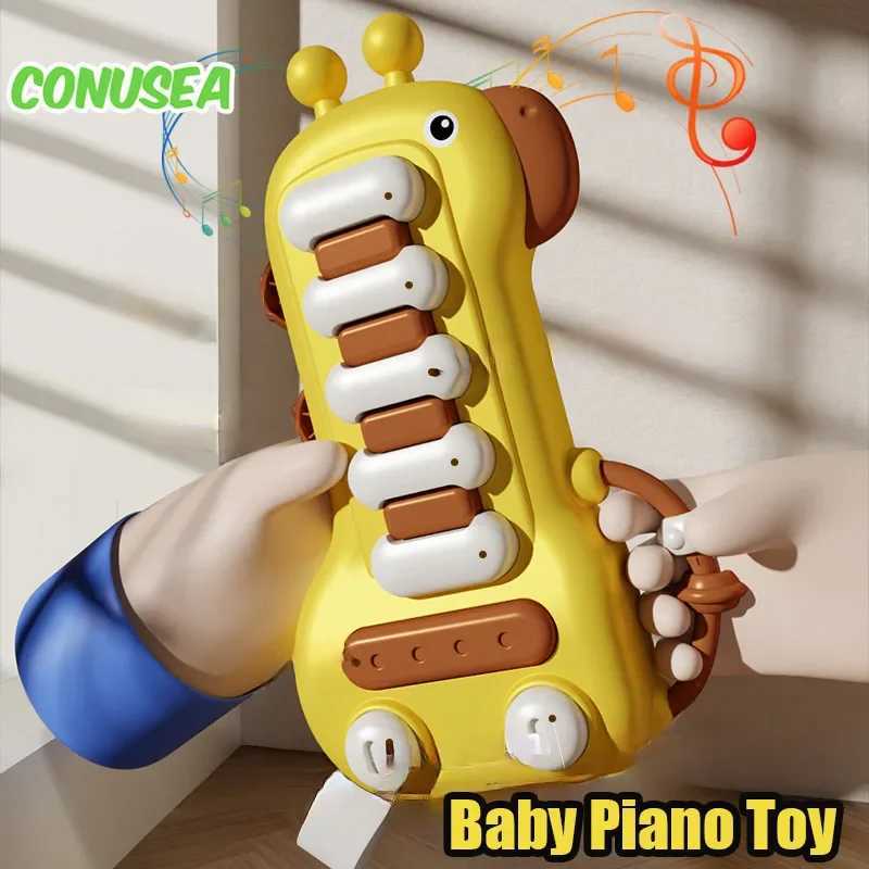Baby Piano Music Toys Education MultiFunctional Sound Light Deer Finger Interactive Musical Toys for Boys Girls 6 12 Months C250913