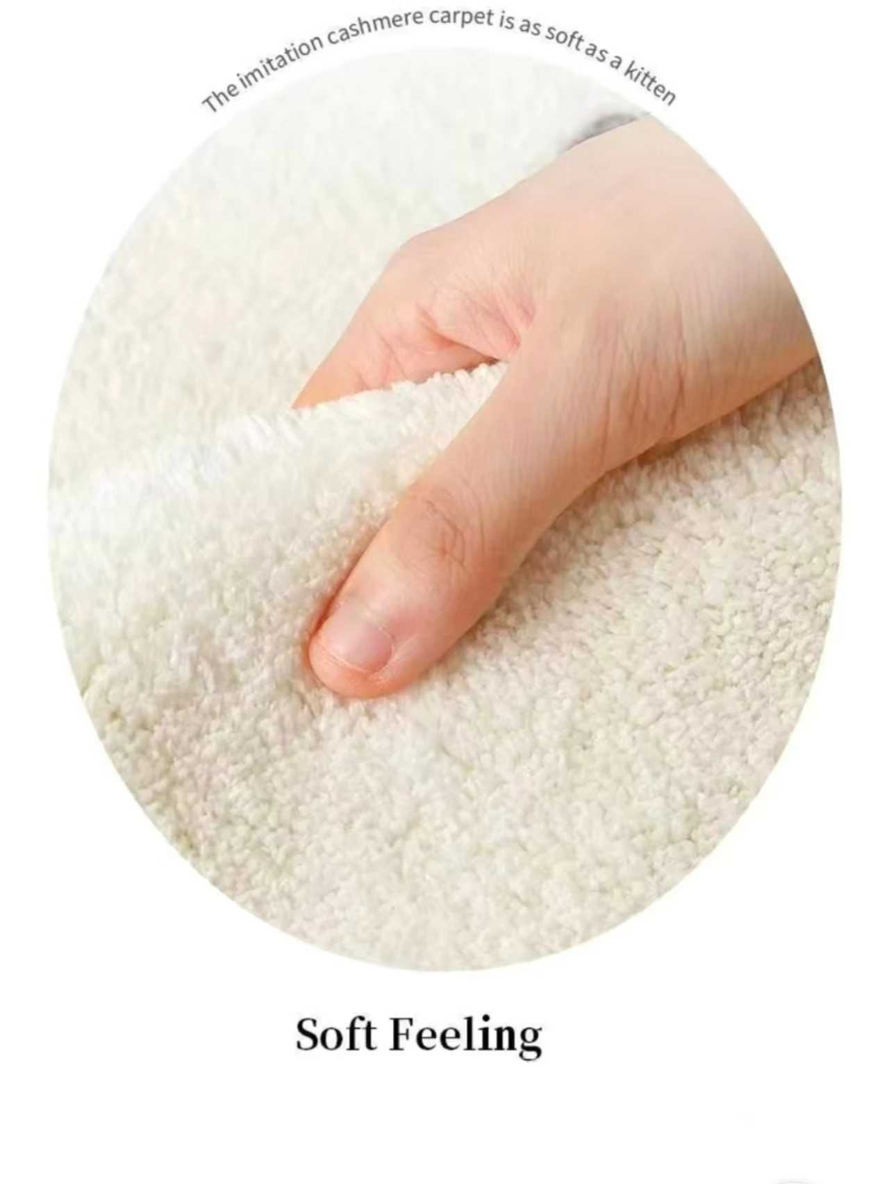 French style carpet bedroom bedside blanket living room imitation cashmere room nonslip and wearresistant floor mat C250913