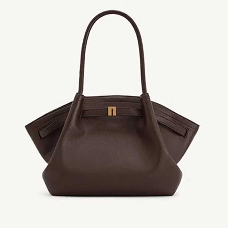 2025 Womens Fashion Commuter Leather Handbag Large Capacity Suede Shoulder Commuter Dumpling Bag Shoulder Bag L250912
