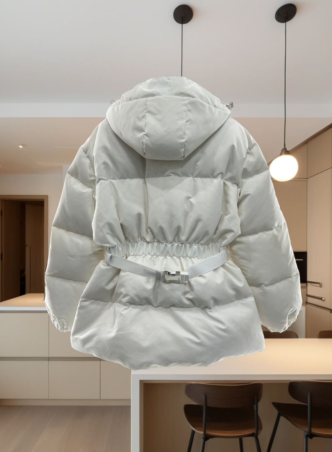 Chic Womens Insulated Parka with Fluffy Design