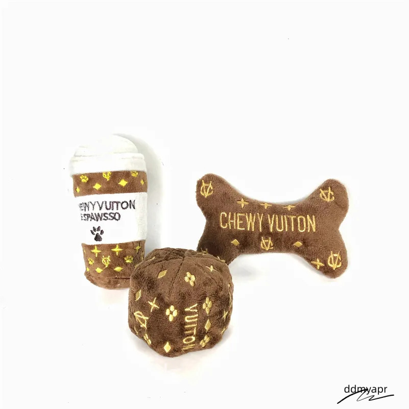 Squeaky Bone Dog Toy - Funny Furry Squeaker For Indoor & Outdoor Play