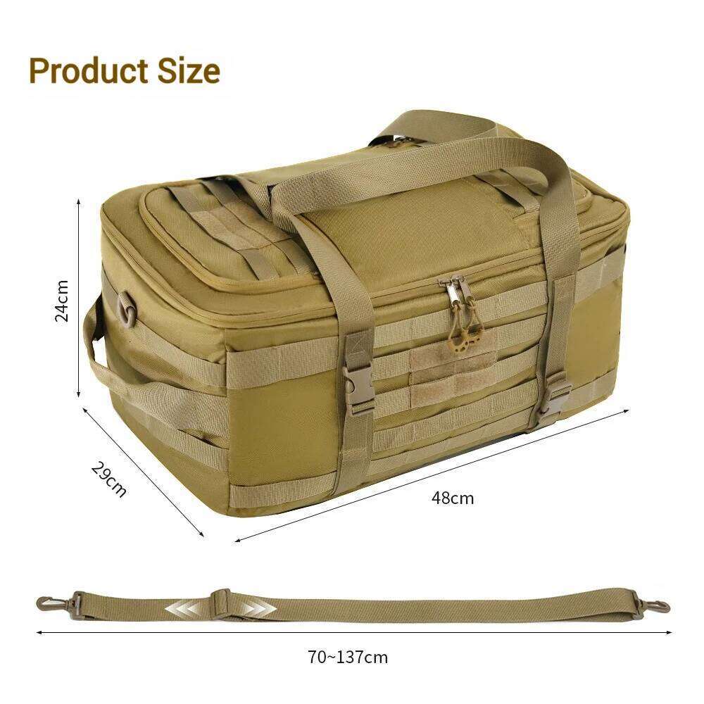 3 In 1 Outdoor Travel 30L Large Capacity Unisex Camping Backpack Multi-Functional Portable Crossbody Fiess Bag
