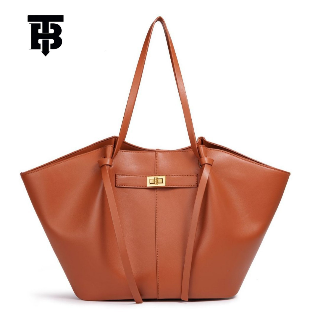TB BHULAMTE Designer Bag 2025 New Korean Fashion Large Luxury bag Capacity Tote Bag for Women, Simple Casual Underarm Bag for Commuting