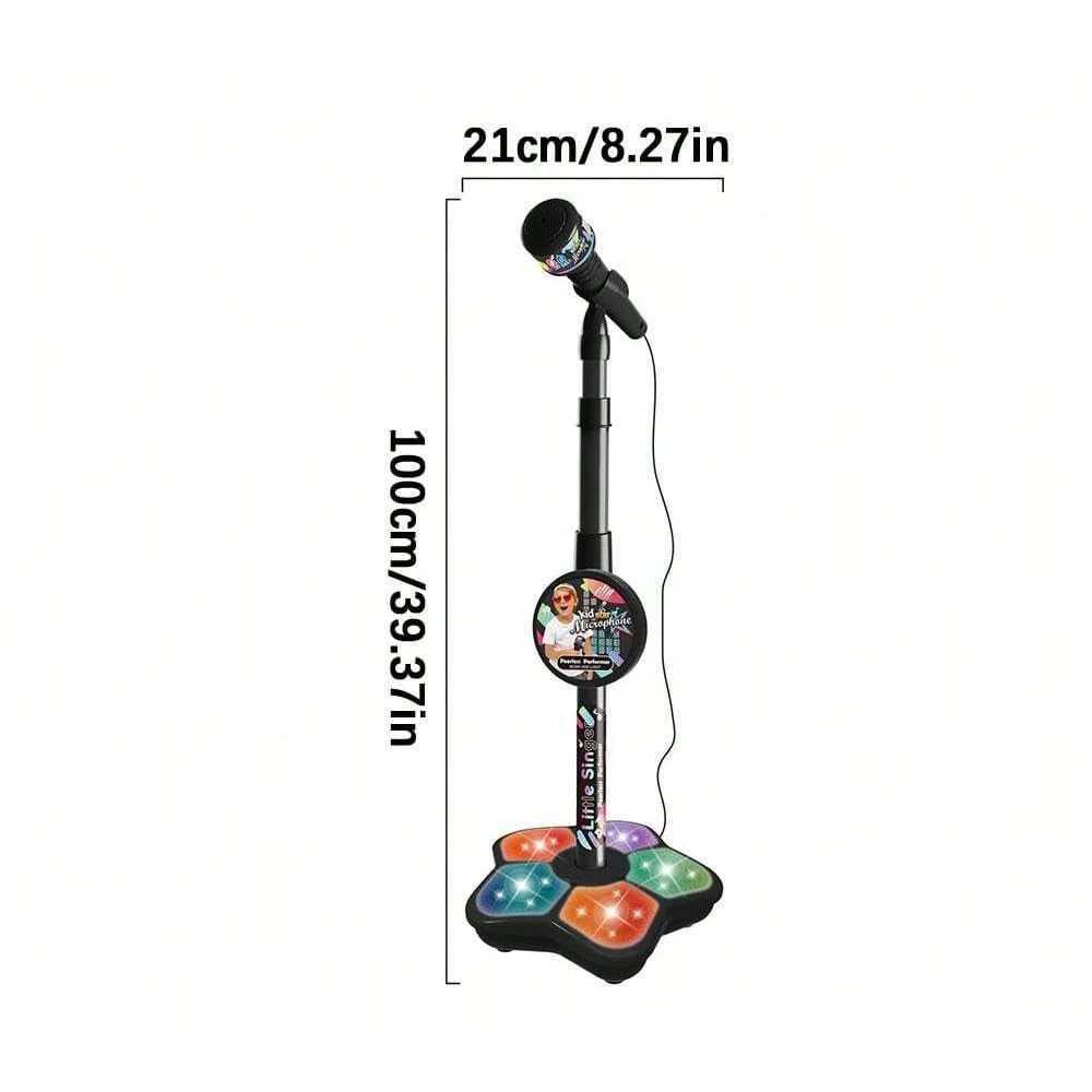 Kids Microphone Stand Toy Portable Childrens Karaoke Electronic Durable Party Karaoke Microphone Stand Kids Karaoke Machine C250913