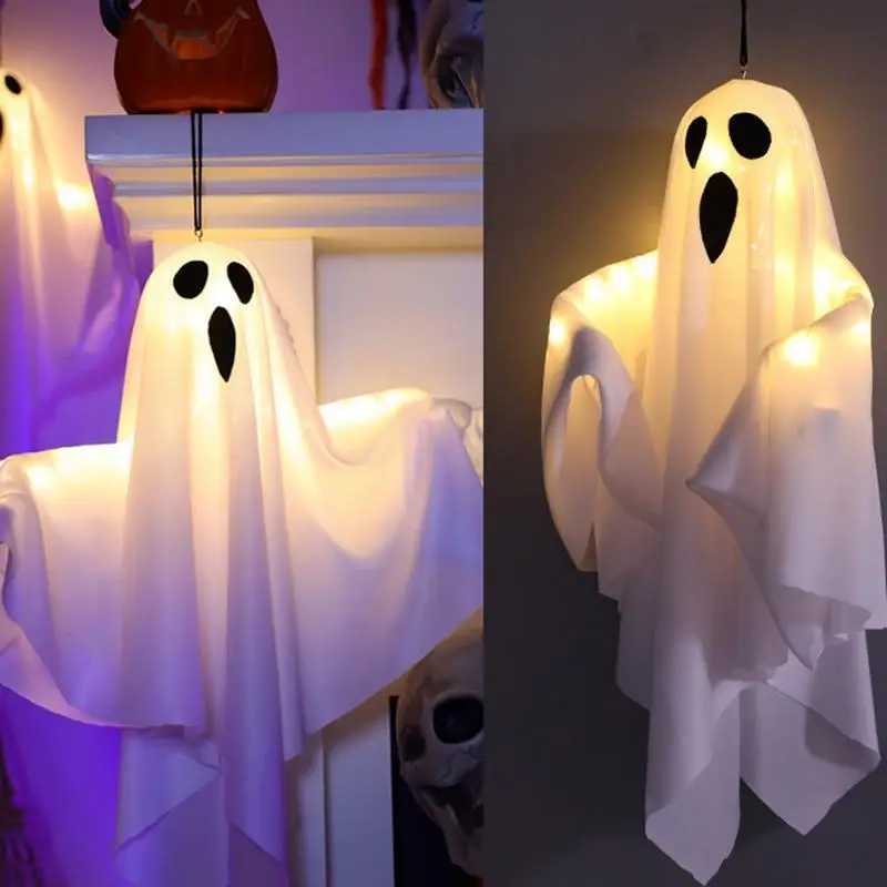 Light Up Ghost Decor 20 Inches Light Up Spooky Holiday Party Decorations Ghost With 3 Modes LED Light For Halloween Decorations C250913