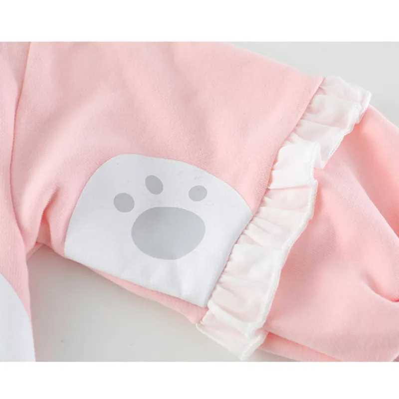 New Spring Autumn Baby Clothes Suit Children Girls Fashion Cartoon TShirt Pants 2PcsSet Toddler Sports Costume Kids Tracksuits C250913