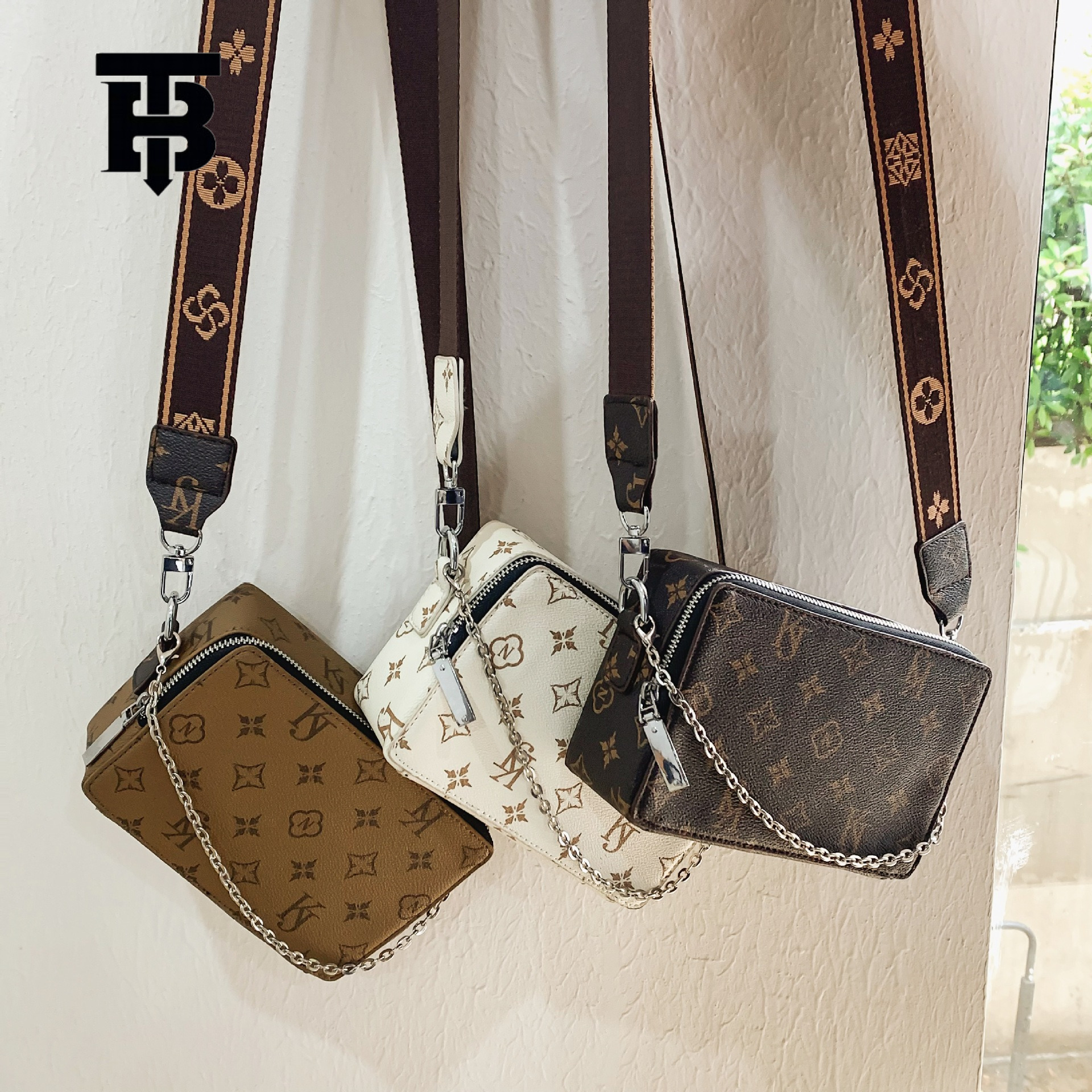 Luxury Bag Free Shipping Designer Bag Men's Crossbody Bag High-end New Leather Vintage Shoulder Bag Ins Trend Brand Bag Women Chain Small Crossbo