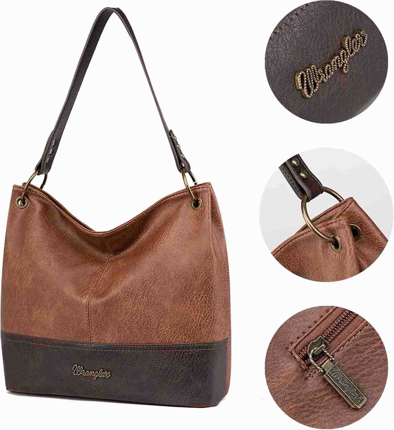 Bags for Women Vegan Leather Top Handle Shoulder Purses and HandbagsW250913