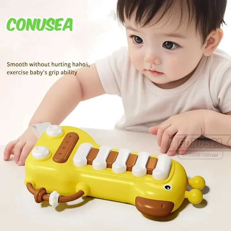 Baby Piano Music Toys Education MultiFunctional Sound Light Deer Finger Interactive Musical Toys for Boys Girls 6 12 Months C250913