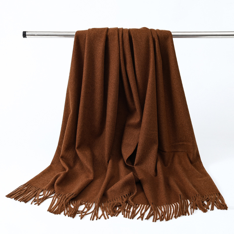 K1899 Solid Color Wool Scarf Women - Versatile Winter Wrap, Soft Blend Shawl Wholesale