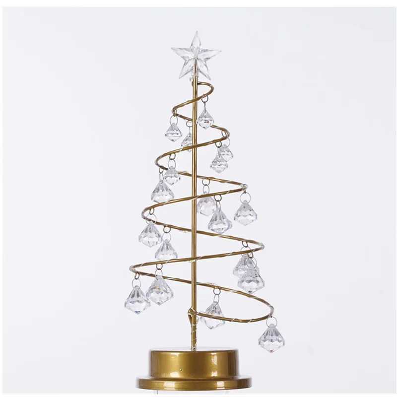 led lights Christmas tree decoration LED table lamp crystal light room decoration star light living room atmosphere light C250913