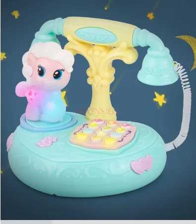 Baby and childrens toy simulation telephone landline boy music intelligence early education 01 years old 6 to 12 C250913