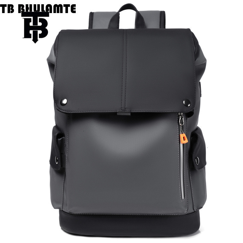TB BHULAMTE Designer Leather PU Backpack Luxury Bag Fashion Cool Neutral Backpack Luxury Bag Multi Functional Personalized Laptop Backpack
