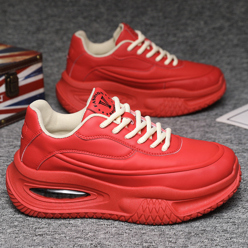 2025 New Autumn and Winter Men's Shoes - Autumn Casual Trendy Brand Sports Running Shoes, Men's Style with Height Increasing, Men's Chu