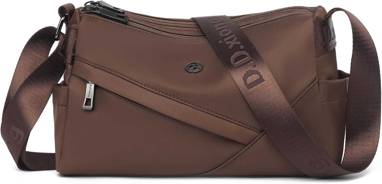 Crossbody Bags for Women Small Shoulder Bag Nylon Simple Purse with Zipper Lightweight Casual Mini PurseW250913