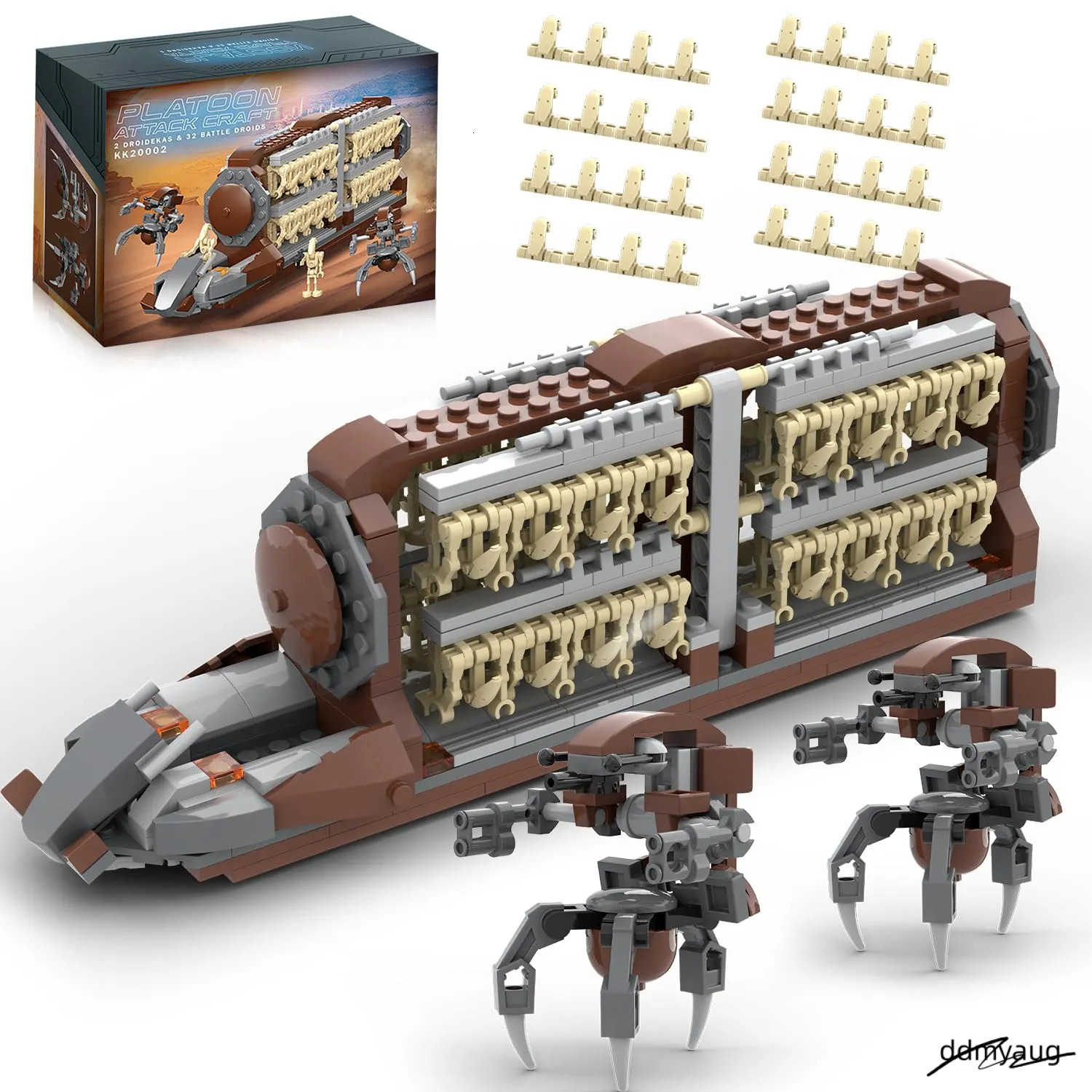 522Pcs Space War Troop Carrier Building Blocks Solider Transport Vehicle Model Bricks Desktop Decoration Toys Kids Holiday Gift ddmyAug