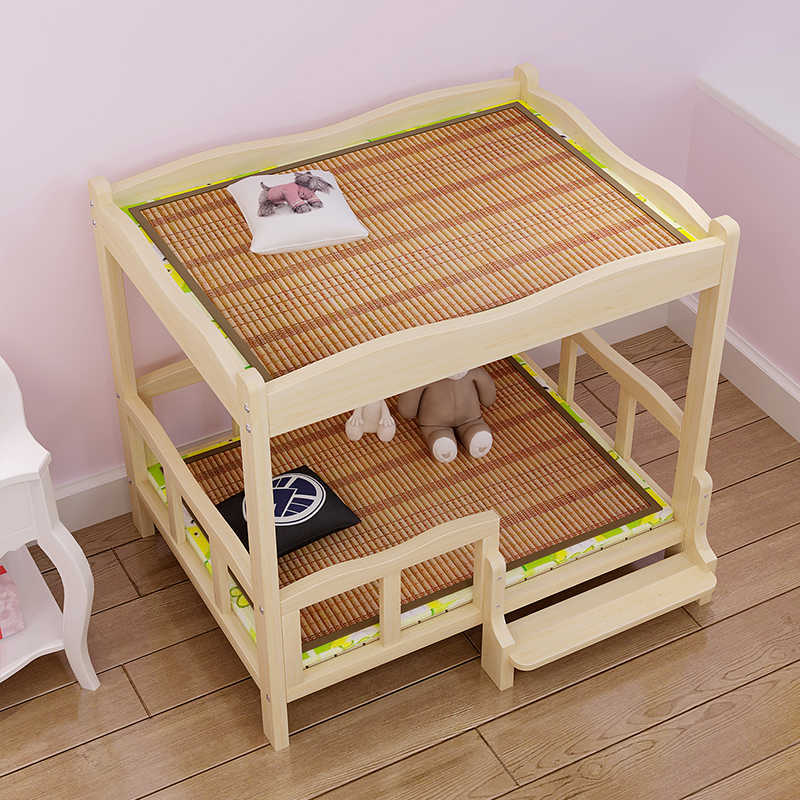 2-story solid wood princess pet bed universal cat and dog bed breathable pet shelter cat and dog climbing ladder X250412