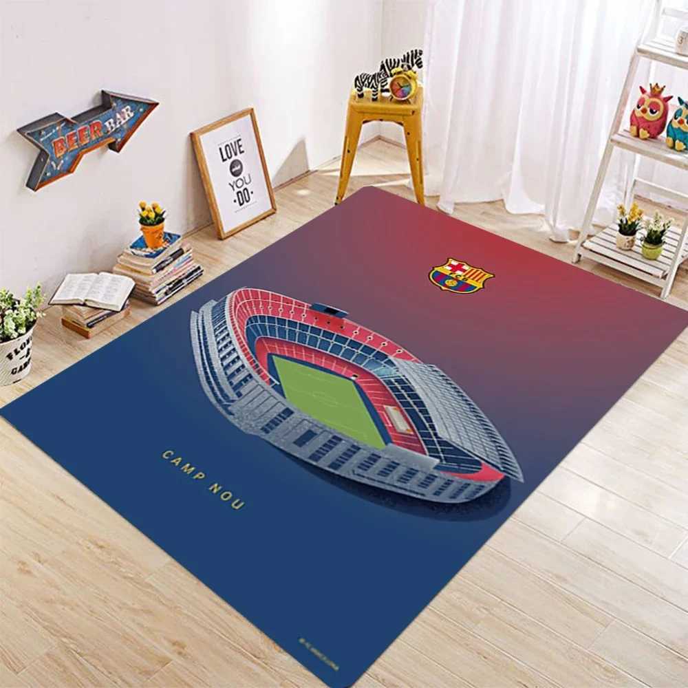 MINISO FFC BBarcelona Room Mats Antislip Absorb Water Bedroon Mat Household Carpets Childrens Bedroom Exercise Mat C250913
