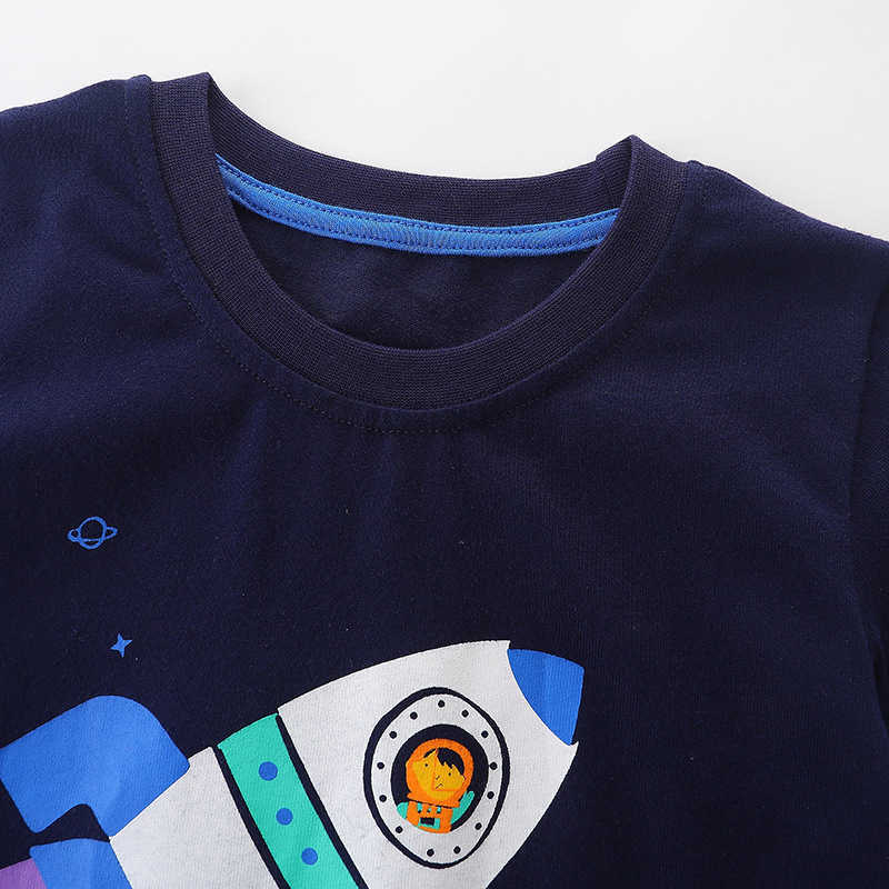 Summer new children's T-shirt boys' short sleeved T-shirt cartoon round neck baby bottoming shirt