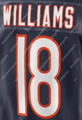 Personalized 18 Caleb Williams Football Jersey 15 Rome Odunze Payton Moore Kmet Johnson Urlacher Custom Jerseys Any Name Any Number