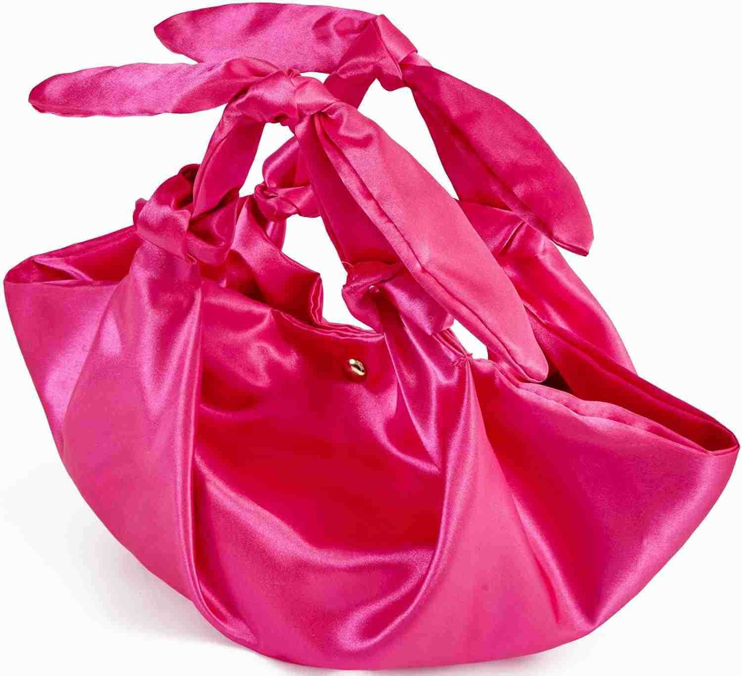 Clutch Purse with Knotsadjustable Silk Tophandle Knots Evening Bag for Women Wedding Party Pure handmade HandbagW250913