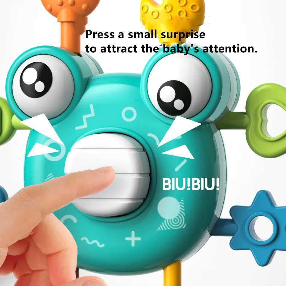 New Fun Baby Finger Exercise Game Newborn Baby Rattles Mobiles Hanging Bell Early Education Toys 024 Months For Children Gifts C250913