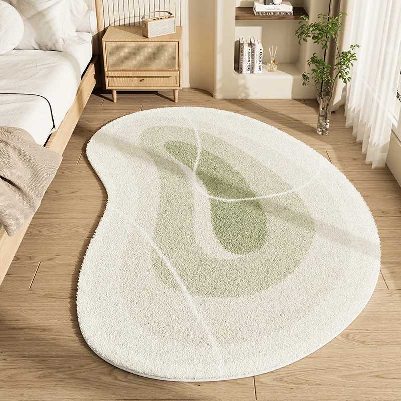 Irregular Shapes Living Room Decoration Carpet Modern Style Rugs for Bedroom Thicken Plush Lounge Floor Mat Home Fluffy Soft Rug C250913