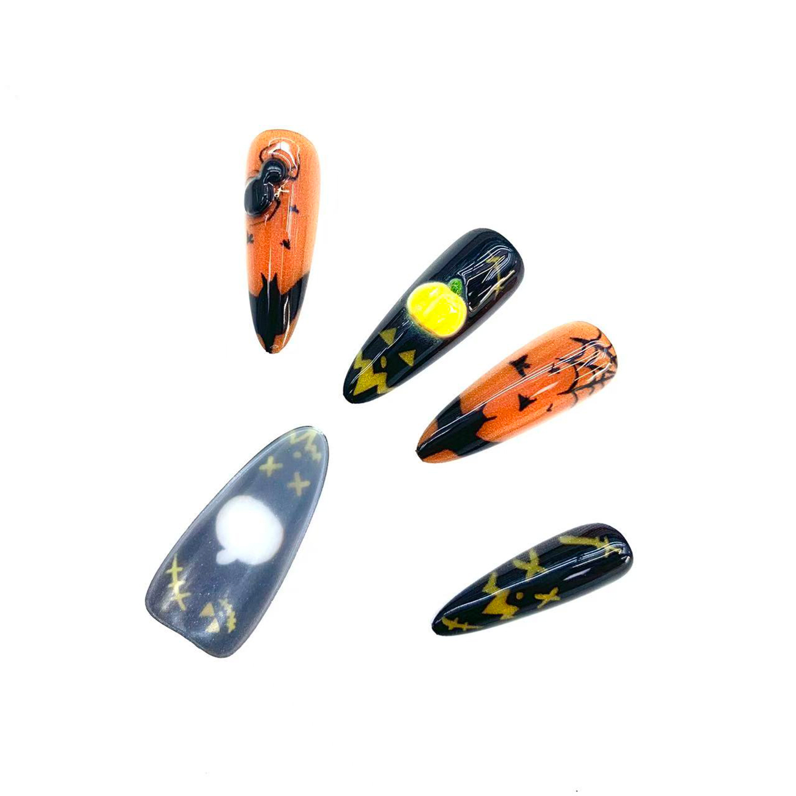 Halloween ABS material fake nail fashion new model factory direct sales on daily,festival,business,be gift for friends.