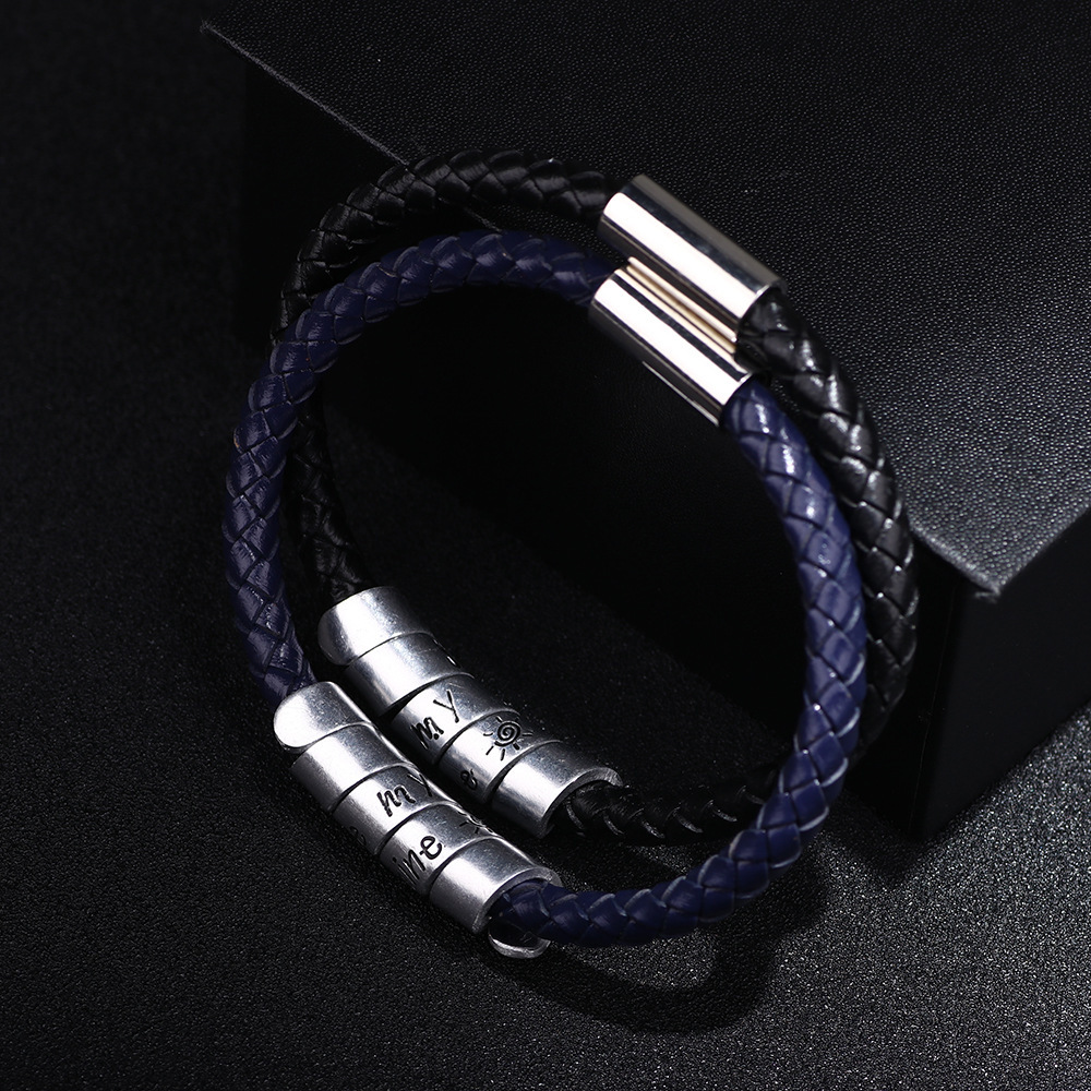 Magnetic Clasp Father's Day Gift Men's Bracelet Versatile High-End Feel Jewelry ddmymoon