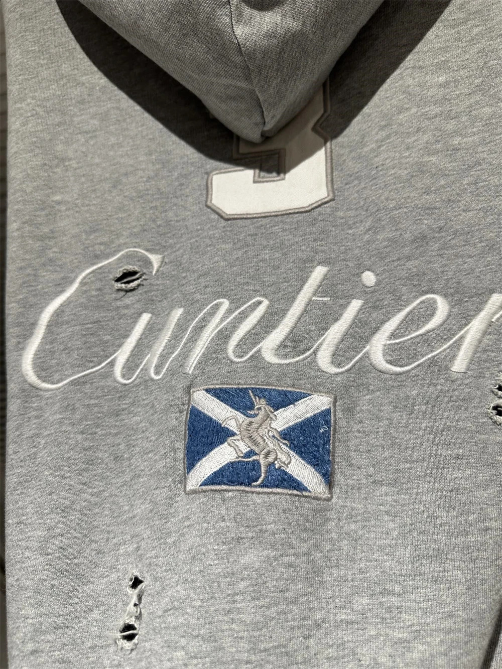 Patchwork PROJECT G/R Vintage Embroidered Warhorse Pattern Pullover Men Women Quality Hoodie 250815