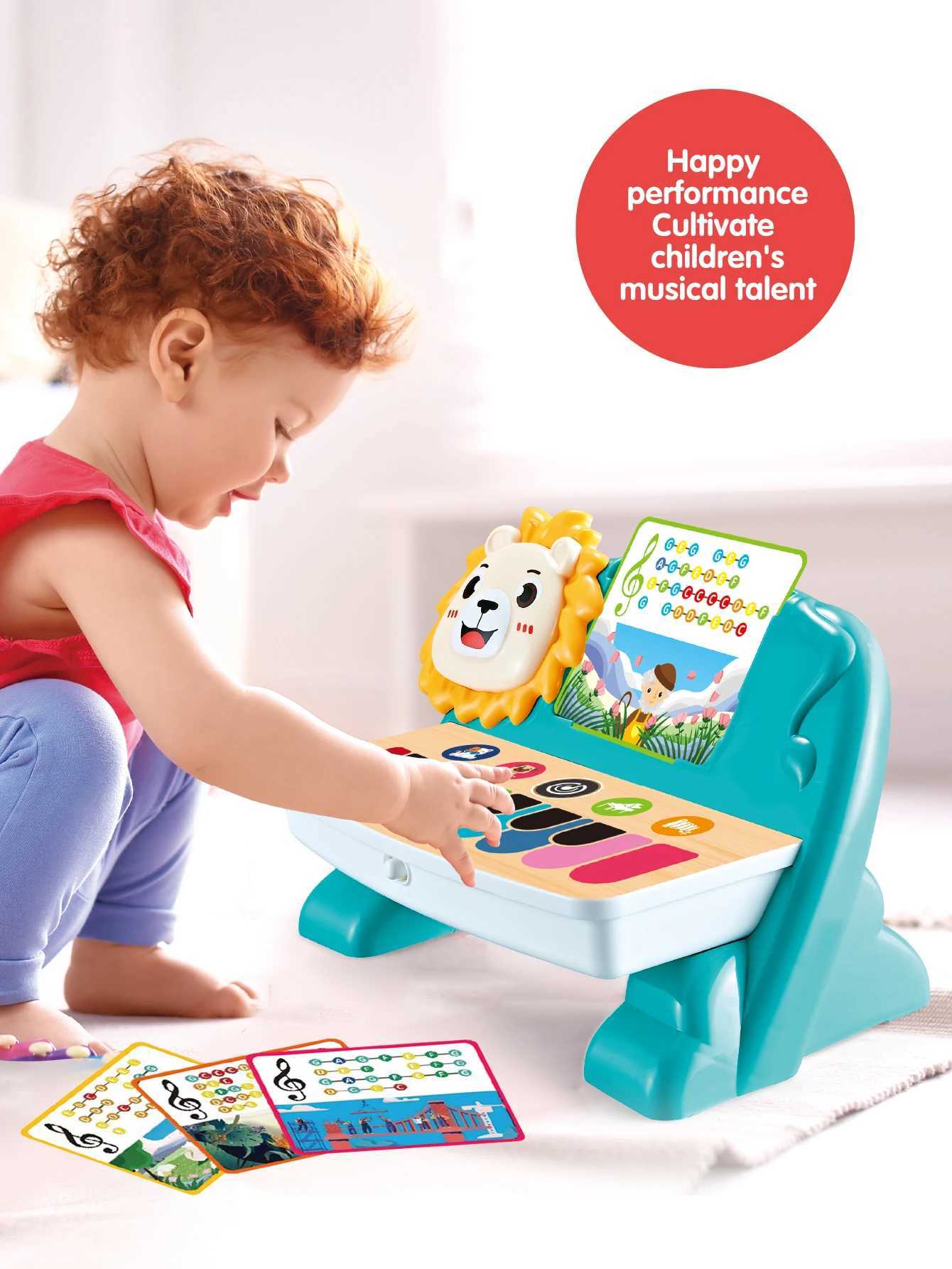 Lion touch playing piano toy safe wireless intelligent touch electronic small piano can play music C250913