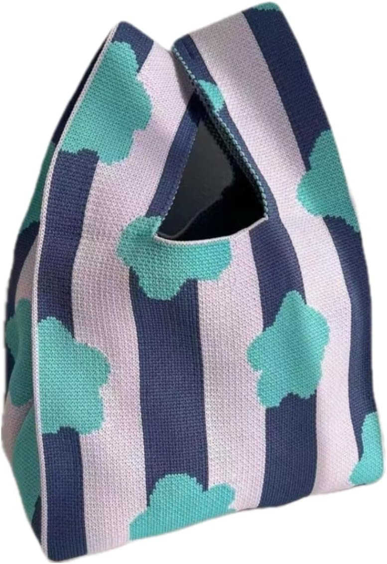 Womens Wrist Handbag Wristlet Handbag Sleeve Knot Pouch Portable Purse Tote Gift Bag Cute PatternW250913