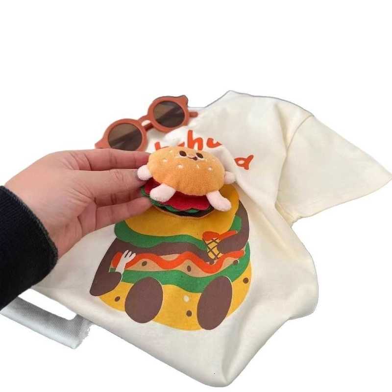 Boys and Girls Summer Short Sleeve T-Shirt 2025 New Children's Stylish Cartoon Short Sleeve Baby Top Thin Casual Trendy