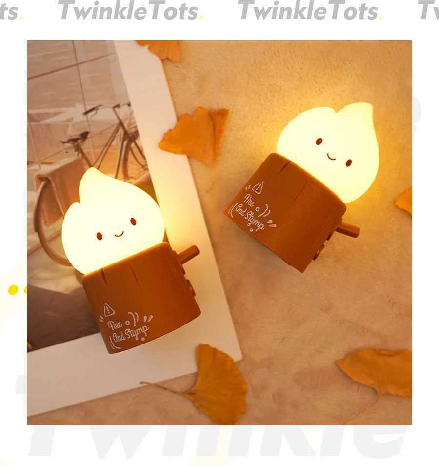 Flame Candle Night Lights USB Rechargeable Lighting Creative Bedside Room Decoration LED Lamp C250913