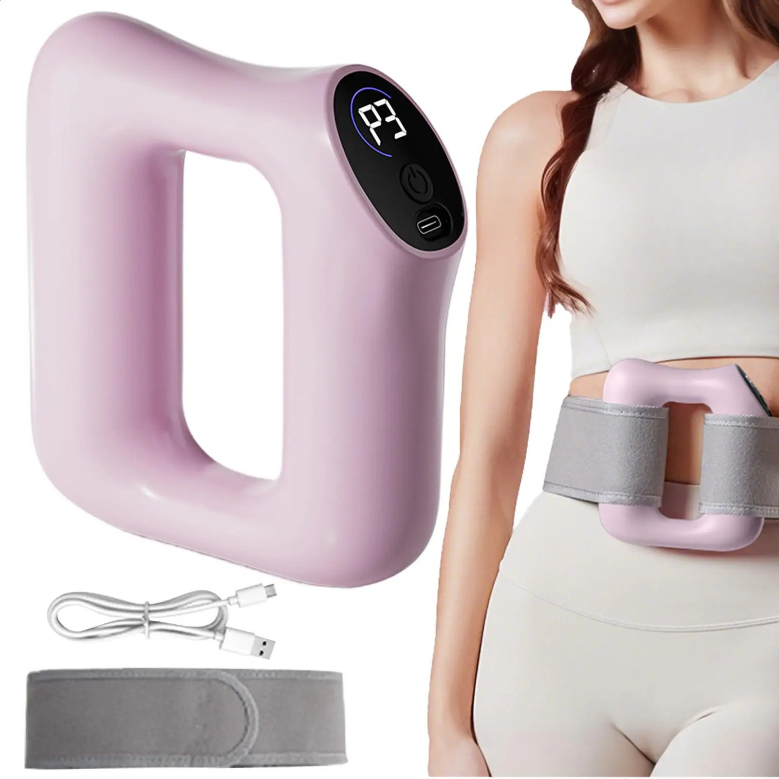 Multifunctional FullBody Fascia Ring Exercise Vibration Fitness Massager Fat Burning Shaping Fat Slinger Deep Tissue Massage 250912