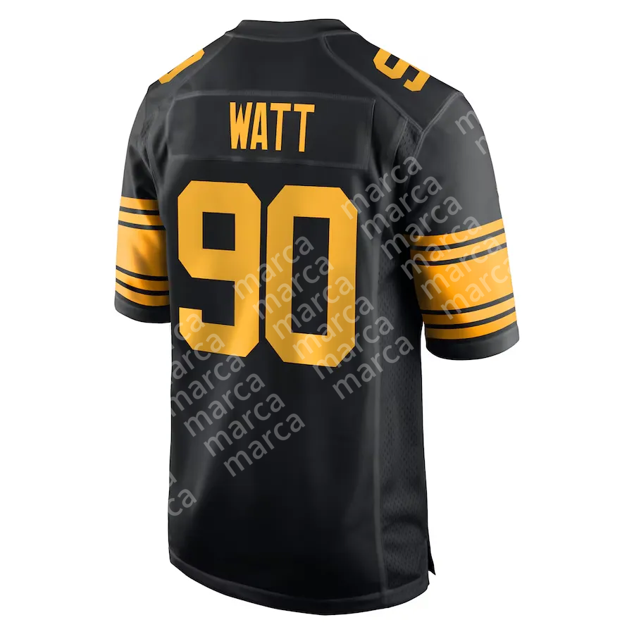 Personalized 8 Aaron Rodgers Will Howard Custom Football Jersey Metcalf WATT Fields Fitzpatrick Wilson Embroidered Letter Number Design333