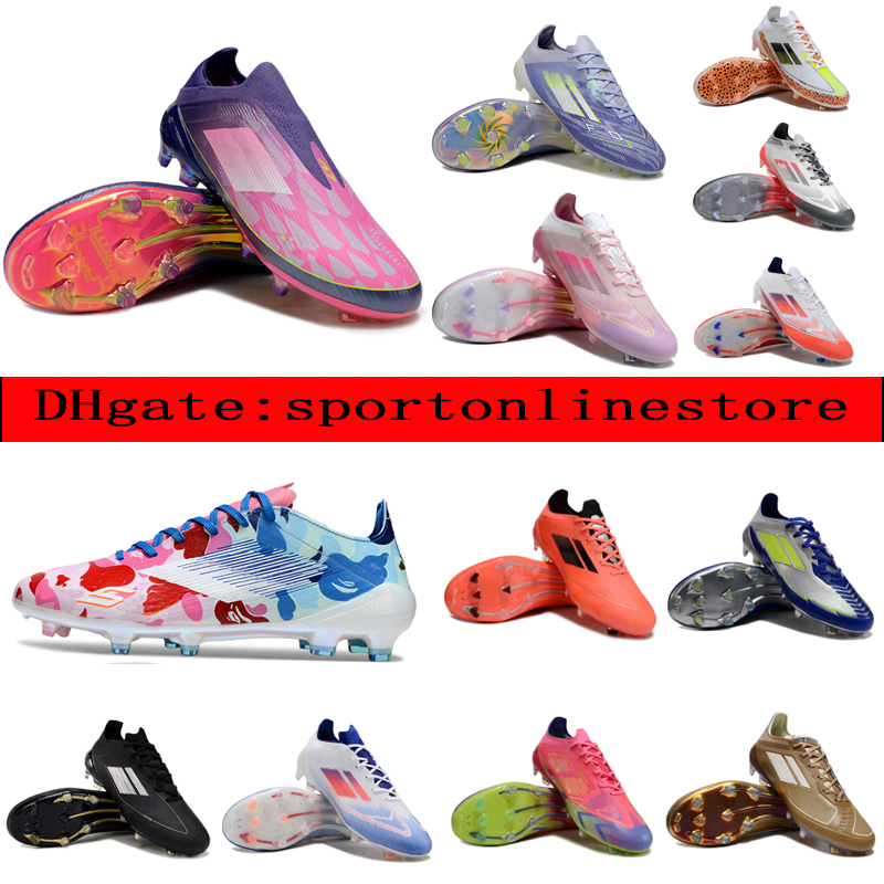 Send With Bag Top Quality Mens Laceless ghosted memory lane Elite Football Boots Soccer Cleats Football Shoes botas de futbol outdoor Firm Ground Messis Fast Reborn